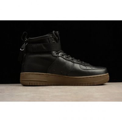 Nike Erkek Sf-af1 Mid Siyah Kaykay Ayakkabı Türkiye - 5W3BKITY